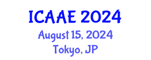 International Conference on Aerospace and Aviation Engineering (ICAAE) August 15, 2024 - Tokyo, Japan