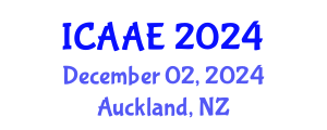 International Conference on Aerospace and Aviation Engineering (ICAAE) December 02, 2024 - Auckland, New Zealand