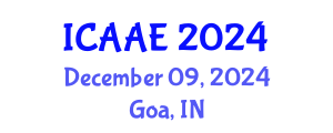 International Conference on Aerospace and Aviation Engineering (ICAAE) December 09, 2024 - Goa, India