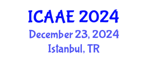 International Conference on Aerospace and Aviation Engineering (ICAAE) December 23, 2024 - Istanbul, Turkey