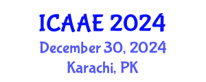 International Conference on Aerospace and Aviation Engineering (ICAAE) December 30, 2024 - Karachi, Pakistan