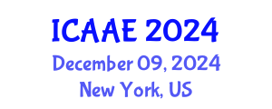 International Conference on Aerospace and Aviation Engineering (ICAAE) December 09, 2024 - New York, United States