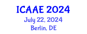 International Conference on Aerospace and Aviation Engineering (ICAAE) July 22, 2024 - Berlin, Germany