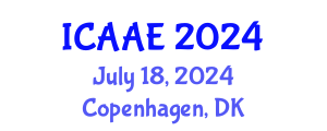 International Conference on Aerospace and Aviation Engineering (ICAAE) July 18, 2024 - Copenhagen, Denmark