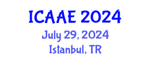 International Conference on Aerospace and Aviation Engineering (ICAAE) July 29, 2024 - Istanbul, Turkey