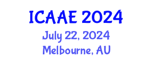 International Conference on Aerospace and Aviation Engineering (ICAAE) July 22, 2024 - Melbourne, Australia