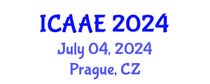 International Conference on Aerospace and Aviation Engineering (ICAAE) July 04, 2024 - Prague, Czechia