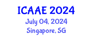 International Conference on Aerospace and Aviation Engineering (ICAAE) July 04, 2024 - Singapore, Singapore