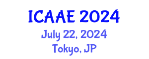 International Conference on Aerospace and Aviation Engineering (ICAAE) July 22, 2024 - Tokyo, Japan