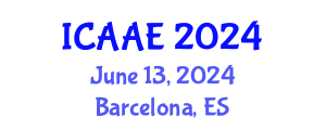 International Conference on Aerospace and Aviation Engineering (ICAAE) June 13, 2024 - Barcelona, Spain