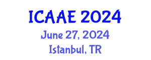 International Conference on Aerospace and Aviation Engineering (ICAAE) June 27, 2024 - Istanbul, Turkey