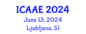 International Conference on Aerospace and Aviation Engineering (ICAAE) June 13, 2024 - Ljubljana, Slovenia