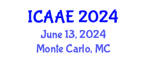 International Conference on Aerospace and Aviation Engineering (ICAAE) June 13, 2024 - Monte Carlo, Monaco