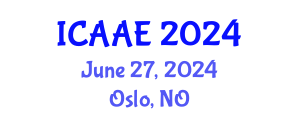 International Conference on Aerospace and Aviation Engineering (ICAAE) June 27, 2024 - Oslo, Norway