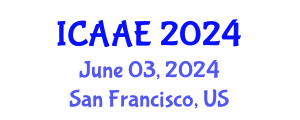 International Conference on Aerospace and Aviation Engineering (ICAAE) June 03, 2024 - San Francisco, United States