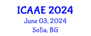 International Conference on Aerospace and Aviation Engineering (ICAAE) June 03, 2024 - Sofia, Bulgaria
