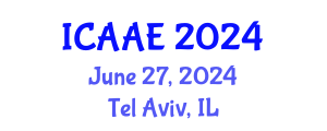 International Conference on Aerospace and Aviation Engineering (ICAAE) June 27, 2024 - Tel Aviv, Israel