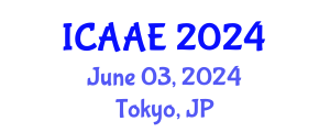 International Conference on Aerospace and Aviation Engineering (ICAAE) June 03, 2024 - Tokyo, Japan