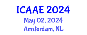 International Conference on Aerospace and Aviation Engineering (ICAAE) May 02, 2024 - Amsterdam, Netherlands