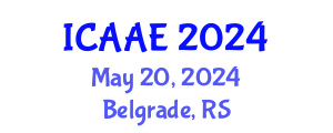 International Conference on Aerospace and Aviation Engineering (ICAAE) May 20, 2024 - Belgrade, Serbia