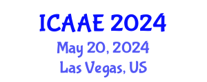 International Conference on Aerospace and Aviation Engineering (ICAAE) May 20, 2024 - Las Vegas, United States