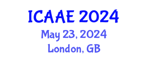 International Conference on Aerospace and Aviation Engineering (ICAAE) May 23, 2024 - London, United Kingdom