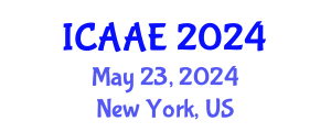International Conference on Aerospace and Aviation Engineering (ICAAE) May 23, 2024 - New York, United States