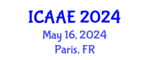 International Conference on Aerospace and Aviation Engineering (ICAAE) May 16, 2024 - Paris, France