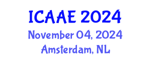 International Conference on Aerospace and Aviation Engineering (ICAAE) November 04, 2024 - Amsterdam, Netherlands