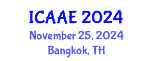 International Conference on Aerospace and Aviation Engineering (ICAAE) November 25, 2024 - Bangkok, Thailand