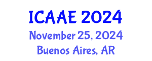International Conference on Aerospace and Aviation Engineering (ICAAE) November 25, 2024 - Buenos Aires, Argentina