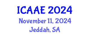 International Conference on Aerospace and Aviation Engineering (ICAAE) November 11, 2024 - Jeddah, Saudi Arabia