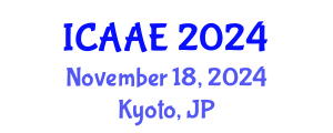 International Conference on Aerospace and Aviation Engineering (ICAAE) November 18, 2024 - Kyoto, Japan