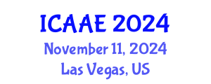 International Conference on Aerospace and Aviation Engineering (ICAAE) November 11, 2024 - Las Vegas, United States