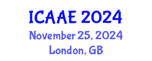 International Conference on Aerospace and Aviation Engineering (ICAAE) November 25, 2024 - London, United Kingdom