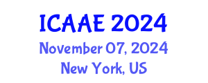 International Conference on Aerospace and Aviation Engineering (ICAAE) November 07, 2024 - New York, United States