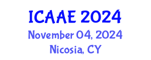 International Conference on Aerospace and Aviation Engineering (ICAAE) November 04, 2024 - Nicosia, Cyprus