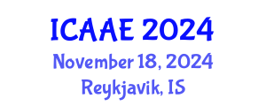 International Conference on Aerospace and Aviation Engineering (ICAAE) November 18, 2024 - Reykjavik, Iceland