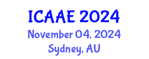International Conference on Aerospace and Aviation Engineering (ICAAE) November 04, 2024 - Sydney, Australia