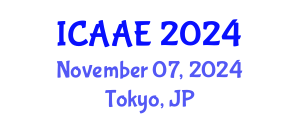 International Conference on Aerospace and Aviation Engineering (ICAAE) November 07, 2024 - Tokyo, Japan