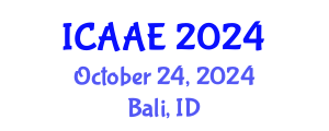International Conference on Aerospace and Aviation Engineering (ICAAE) October 24, 2024 - Bali, Indonesia