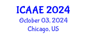 International Conference on Aerospace and Aviation Engineering (ICAAE) October 03, 2024 - Chicago, United States