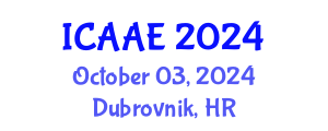 International Conference on Aerospace and Aviation Engineering (ICAAE) October 03, 2024 - Dubrovnik, Croatia