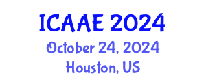 International Conference on Aerospace and Aviation Engineering (ICAAE) October 24, 2024 - Houston, United States