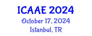 International Conference on Aerospace and Aviation Engineering (ICAAE) October 17, 2024 - Istanbul, Turkey