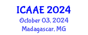 International Conference on Aerospace and Aviation Engineering (ICAAE) October 03, 2024 - Madagascar, Madagascar