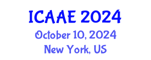International Conference on Aerospace and Aviation Engineering (ICAAE) October 10, 2024 - New York, United States