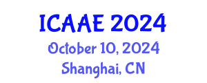 International Conference on Aerospace and Aviation Engineering (ICAAE) October 10, 2024 - Shanghai, China