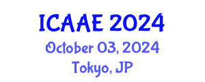 International Conference on Aerospace and Aviation Engineering (ICAAE) October 03, 2024 - Tokyo, Japan