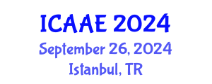 International Conference on Aerospace and Aviation Engineering (ICAAE) September 26, 2024 - Istanbul, Turkey